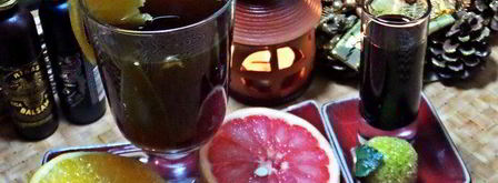 чай пуэр с цитрусами и бальзамом. Шаг 11