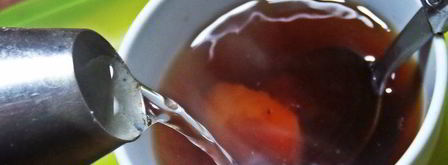 чай пуэр с цитрусами и бальзамом. Шаг 8