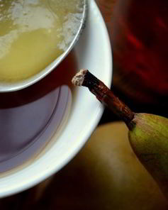 Чай с грушей и белым перцем