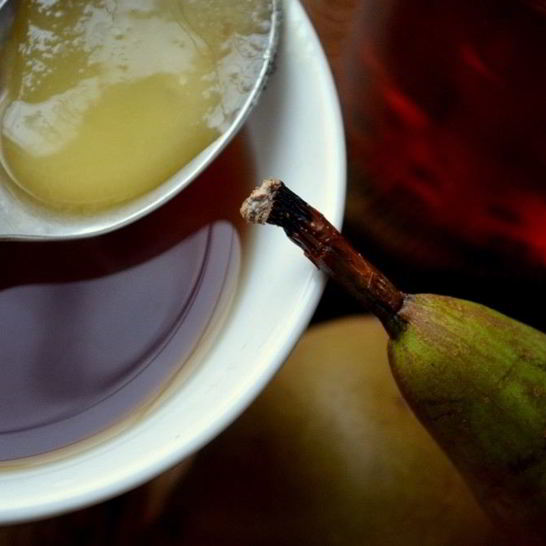 Рецепт чая с грушей и белым перцем