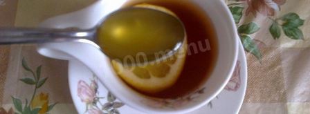 чай с лимоном и медом. Шаг 6