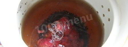 чай с малиной. Шаг 3