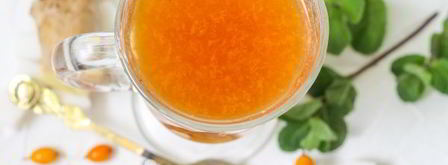 чай с облепихой и имбирем. Шаг 10