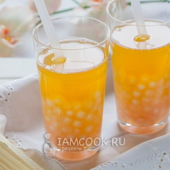 Рецепт чая с тапиокого