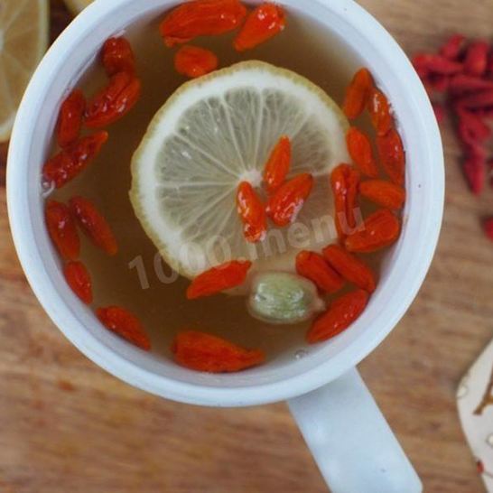 Рецепт черного чая с ягодами годжи