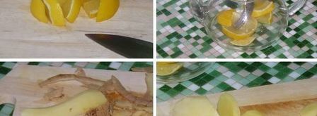 имбирно-лимонный чай. Шаг 2