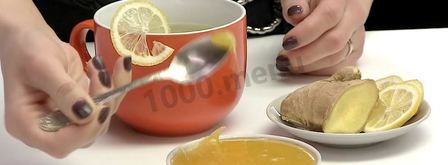 имбирный чай с медом и лимоном. Шаг 4