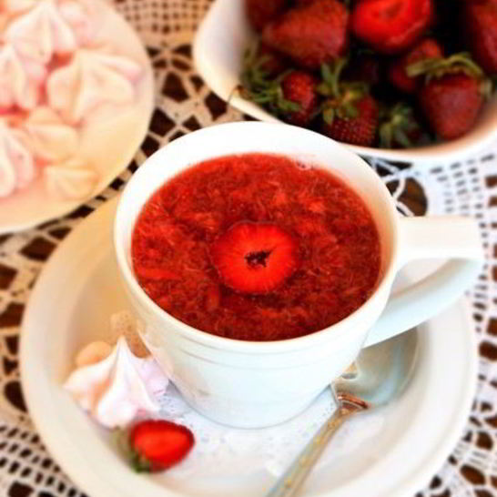 Рецепт клубничного чая