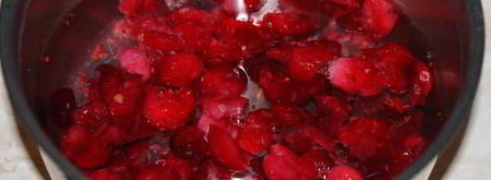 клюквенный чай. Шаг 5