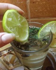 Зеленый чай с лаймом