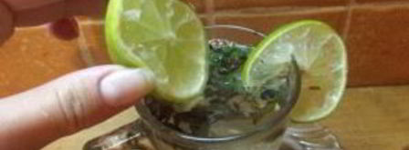 зеленый чай с лаймом. Шаг 2