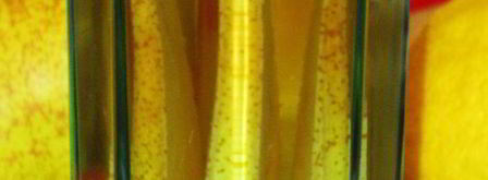 зеленый чай с мятой и грушей. Шаг 2