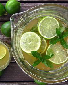 Зеленый чай с мятой