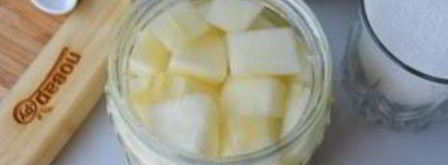 дыня в сиропе без стерилизации. Шаг 4