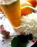 Фанта с имбирем и мятой