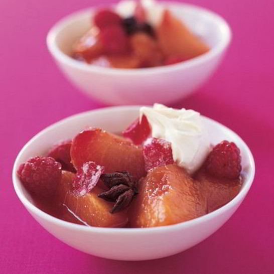 Рецепт фруктового ассорти в коричном сиропе