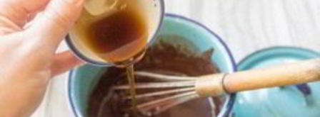 какао из шоколадного сиропа. Шаг 3