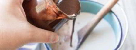 какао из шоколадного сиропа. Шаг 5