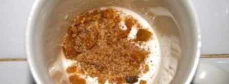 кофе с молоком. Шаг 3