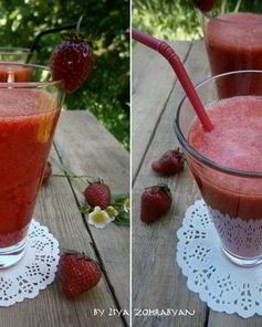 Коктейль Имбирная клубничка