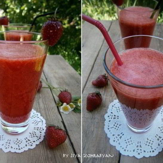 Рецепт коктейля имбирная клубничка