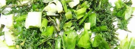 коктейль морской в сметане с зеленью. Шаг 6