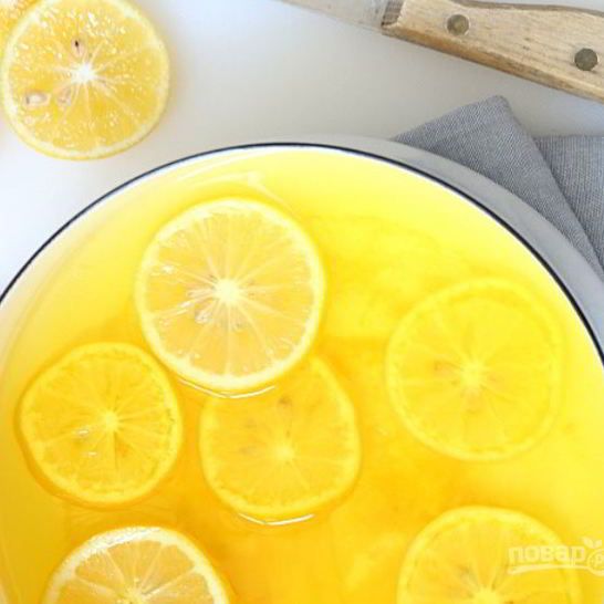 Рецепт лимонного напитка