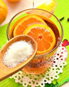 Мандариновый напиток с корицей