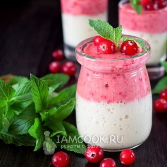 Рецепт ананасова-клюквенного смузи