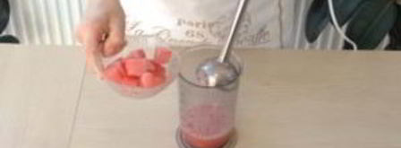 арбузный освежающий смузи. Шаг 2