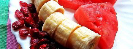 бананово-арбузный смузи. Шаг 2