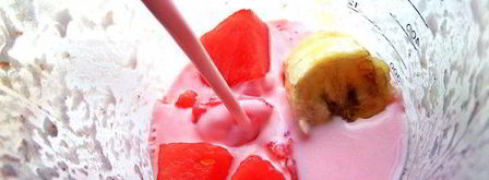 бананово-арбузный смузи. Шаг 3