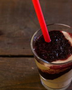 Бананово-черничный смузи