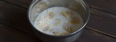 бананово-овсяной смузи. Шаг 3