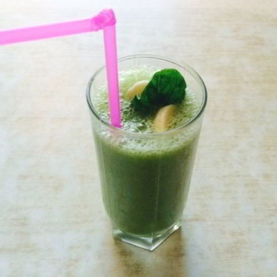 Рецепт бананова-яблочного смузи