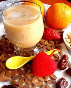 Банановый смузи с карамельным вкусом