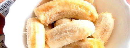 банановый смузи с карамельным вкусом. Шаг 2