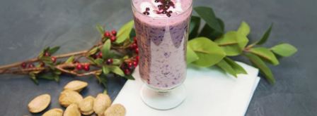 черничный смузи с финиками. Шаг 2