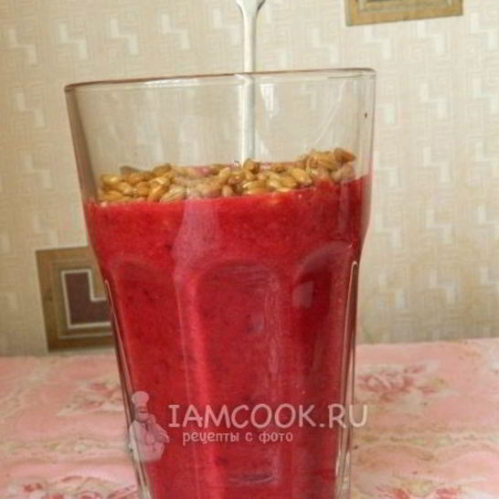 Рецепт фруктового смузи с пророщенной пшеницей