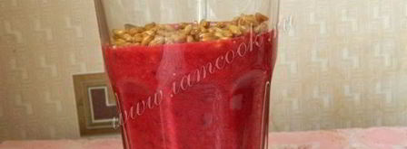 фруктовый смузи с пророщенной пшеницей. Шаг 7