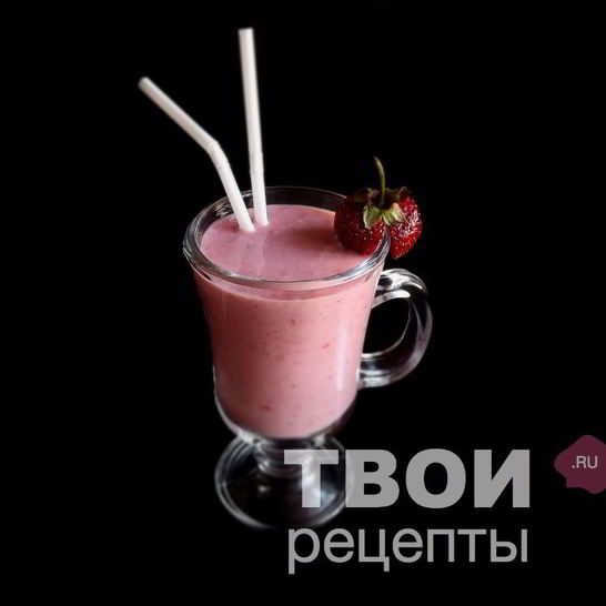 Рецепт клубнично-бананового смузи