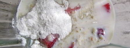 клубничный смузи с овсяными хлопьями. Шаг 5