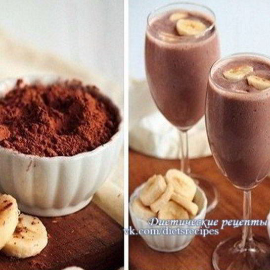 Рецепт кофейно-бананового смузи