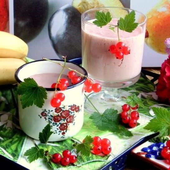 Рецепт смородинового смузи