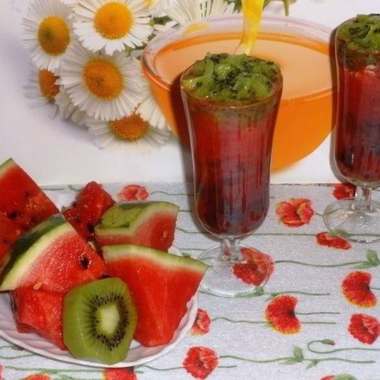 Рецепт смузей арбузная долька