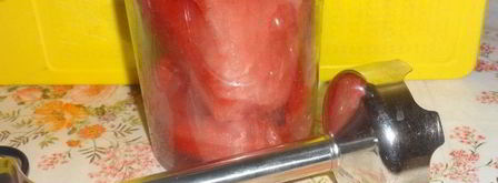 смузи арбузная долька. Шаг 2