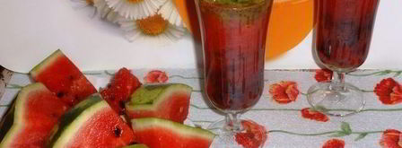 смузи арбузная долька. Шаг 7