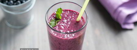 смузи из черники. Шаг 4