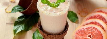 смузи из красного грейпфрута и кокосового молока. Шаг 11