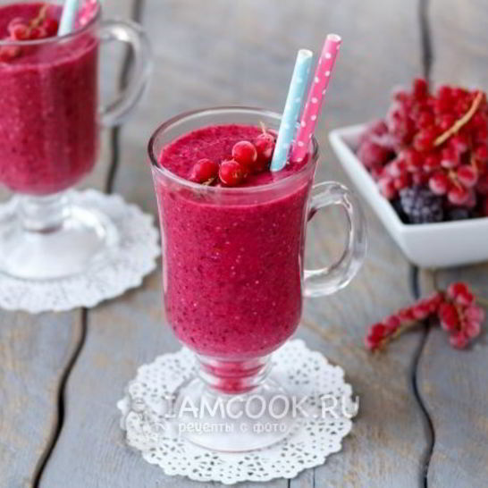 Рецепт смузей из замороженных ягод